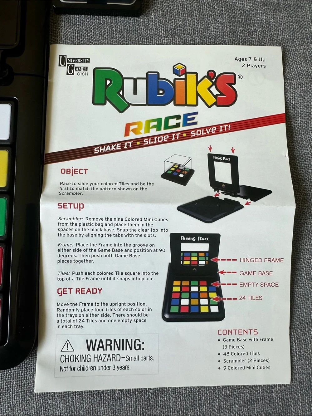 Rubik’s Race 2 Player Game